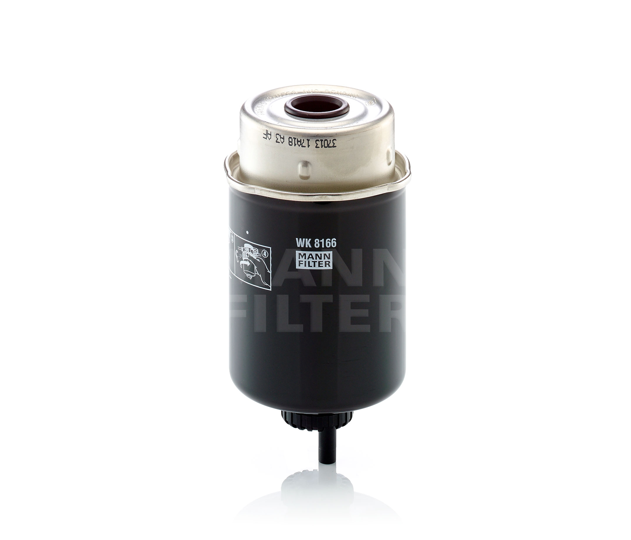 MANN-FILTER WK 8166 Kraftstofffilter Höhe: 154mm