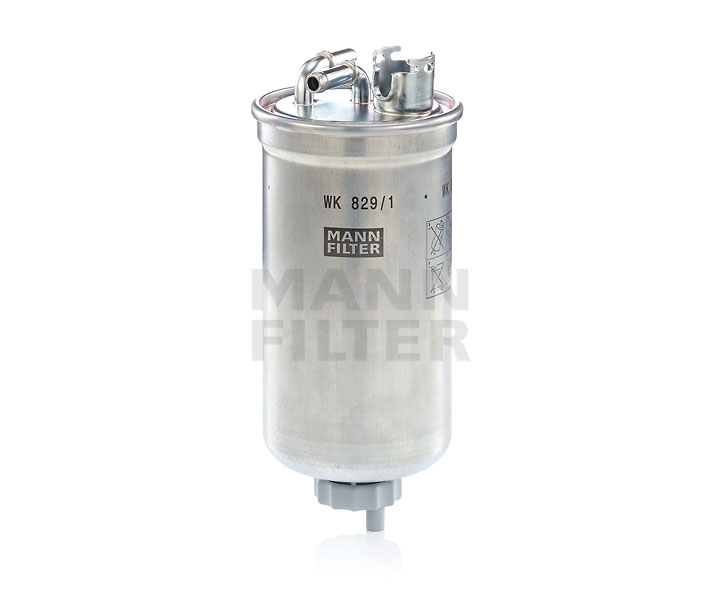 Filtre à carburant 1M0127401 MANN-FILTER WK829/1x VOLKSWAGEN, AUDI, SEAT, SKODA, LANCIA