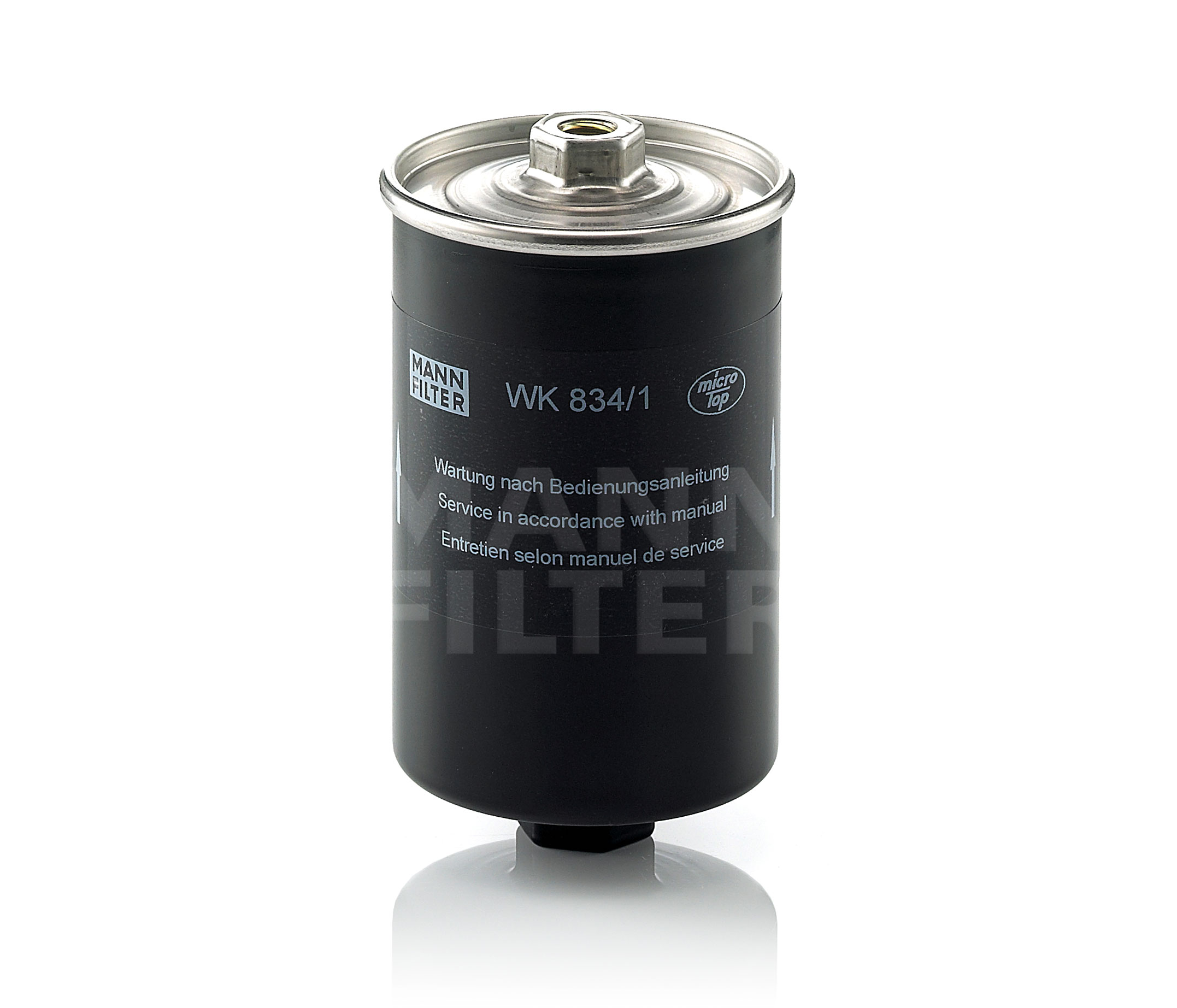 RIDEX 9F0035 Filtro Carburante A Vite – Benzina, Diametro 84 Mm, Filetto M12x1.5, Compatibile Con VW, Audi, Ford, Saab