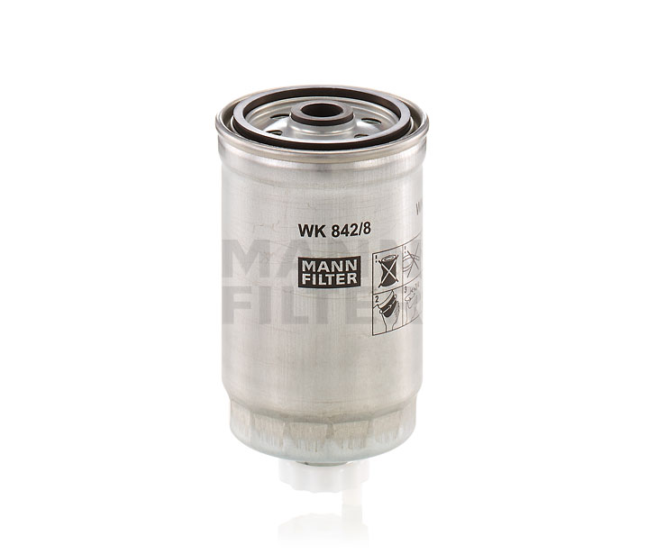 Kraftstofffilter 1906.C7 MANN-FILTER WK842/8 VW, PEUGEOT, CITROЁN, DS