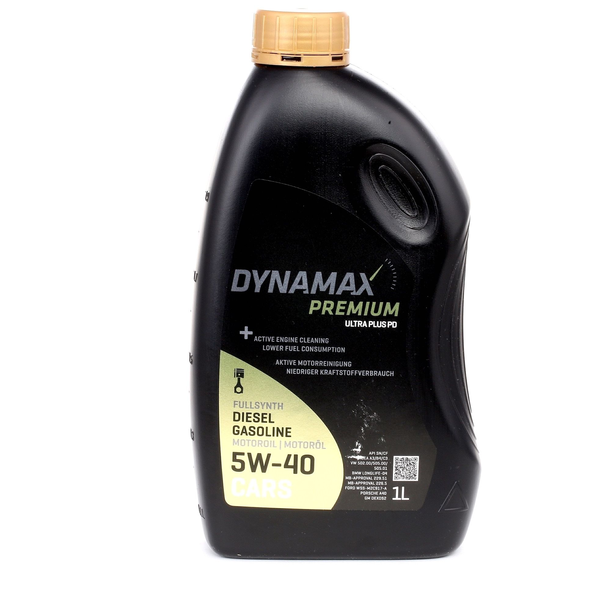 DYNAMAX Premium Ultra Plus PD 5W-40 API SN 1I