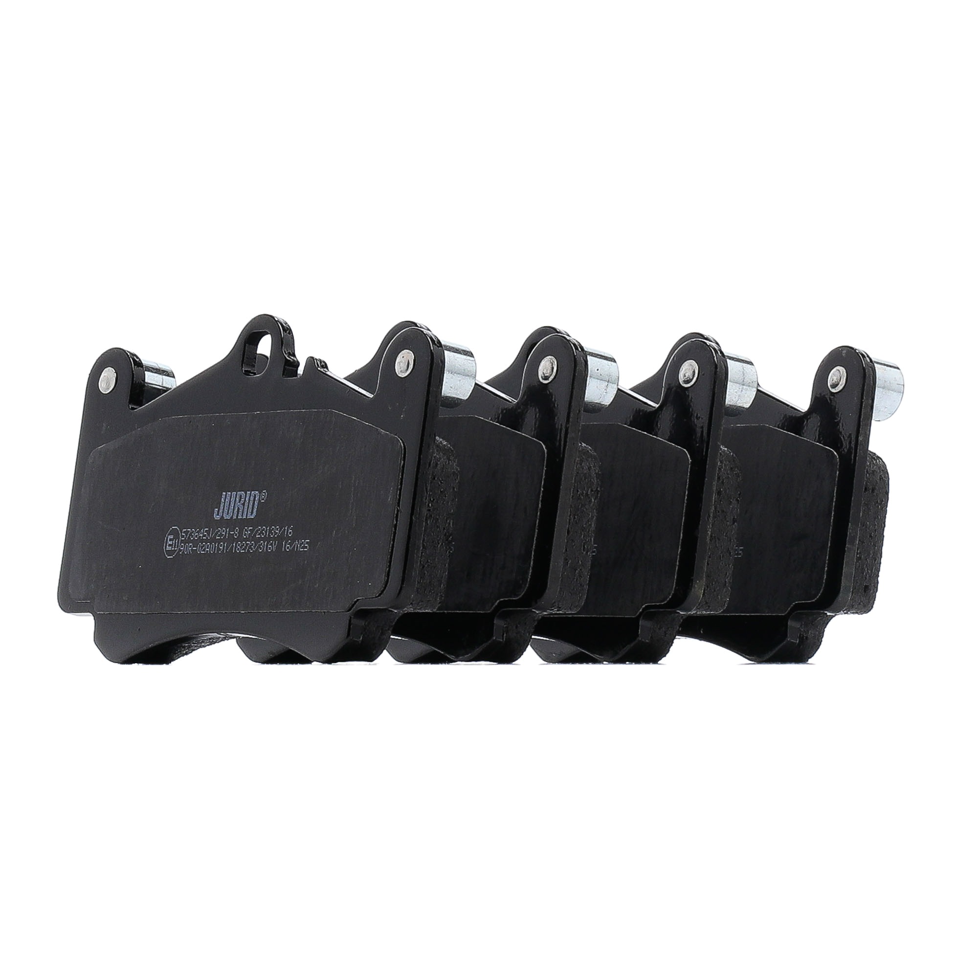 JURID 573645J Brake pad set prepared for wear warning indicator-image-9951924