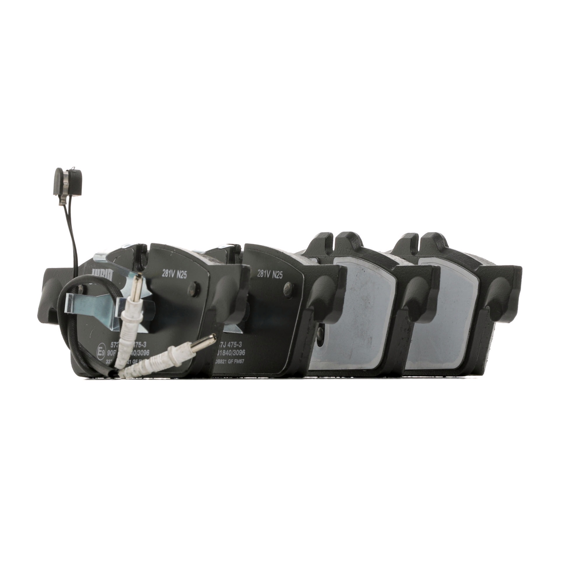 JURID 573647J Brake pad set incl. wear warning contact, without accessories, with piston clip-image-9951925